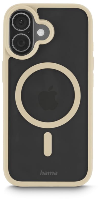 Hama hoesje geschikt voor Iphone 17 - Frame Protect cover - Beige
