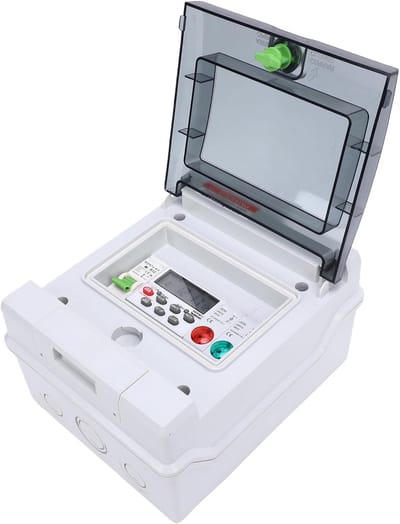 Verdeelkast Buiten - Timer Box - Automatische Verlichting - IP65 Weerbestendig - 20x18x12 cm - Grijs
