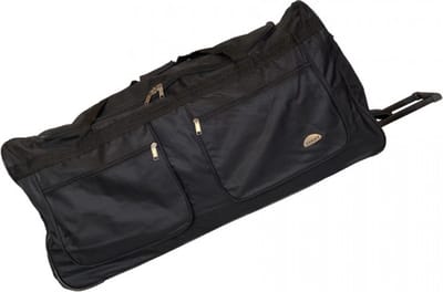 Reistas met wielen - trolley 98 liter - trekstang - zwart