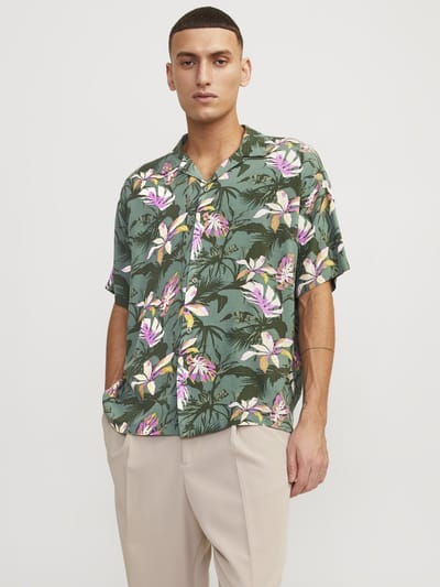 JACK&JONES - JORLUKE TAMPA AOP SHIRT SS SN - Heren - Overhemden