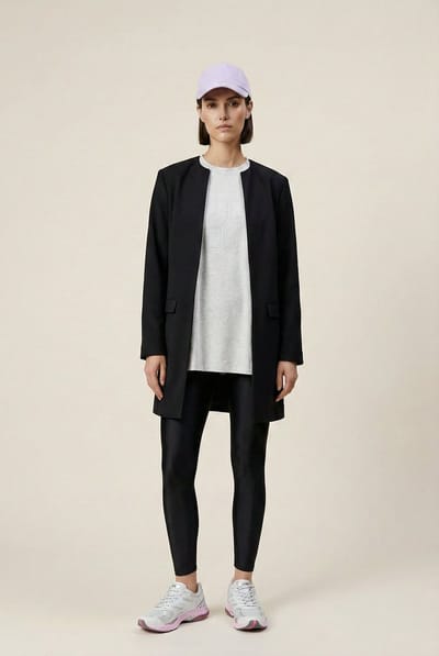 Active High-Rise Legging Deep Black - maat S