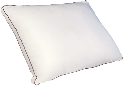 Vente-unique Kussengevoelig hoofdkussen in perkaal katoen - 91 draden/cm² - 50 x 70 cm - 700 gr - Wit - AUXENCE
