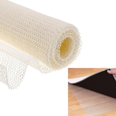 Antislipmat voor tapijt - Tapijtstopper - Antislipmat, Ondertapijt - 1 stuk - 120 × 200 cm - Opvouwbaar - Knipbaar - Geschikt voor tapijten, matrassen - Beige
