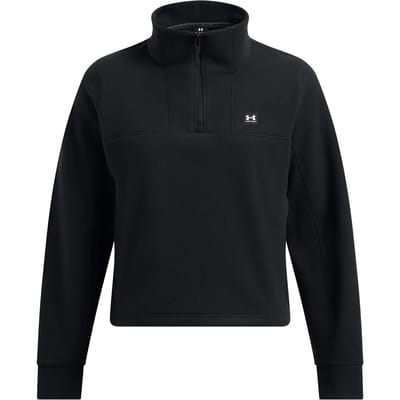 Under Armour Expanse Fleece Sweatshirt Met Halve Rits Zwart M Vrouw