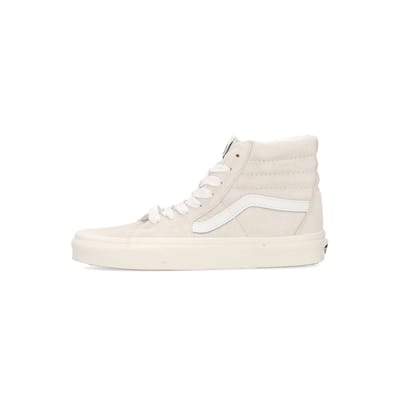 Schoen bovenman Sk8-hi Varkens Suede Blanc De Blanc
