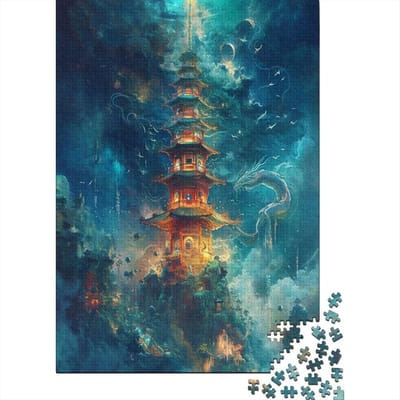 Legpuzzel 1000 stukjes - Intellectueel spel - Ontspanning thuis - Premium gerecycled karton - 75x50cm