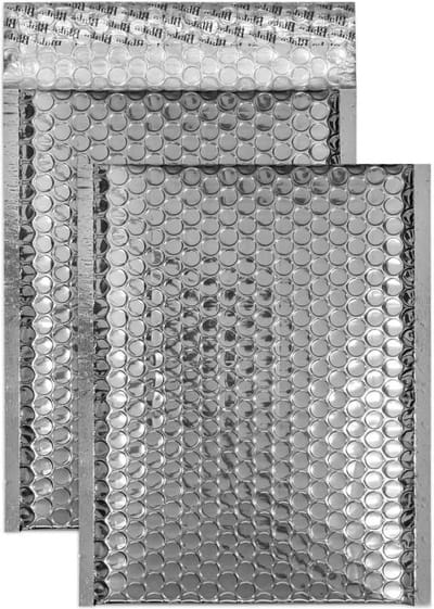 Padded Bubble Enveloppen 100 stuks - Peel & Seal - C5+ 250 x 180 mm - Sterling Zilver