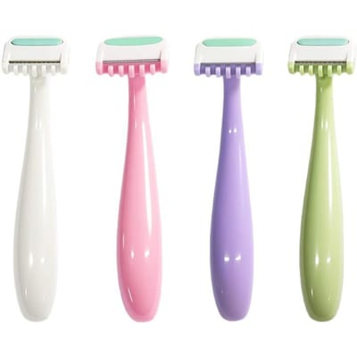 Mini ontharingsmesje voor vrouwen Krasbestendige haarverwijderaar Draagbare scheerapparaatje voor liphaar groen