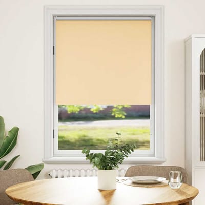 vidaXL - Rolgordijn - verduisterend - 84,4 - x - 175 - cm - stofbreedte - 80 - cm - beige