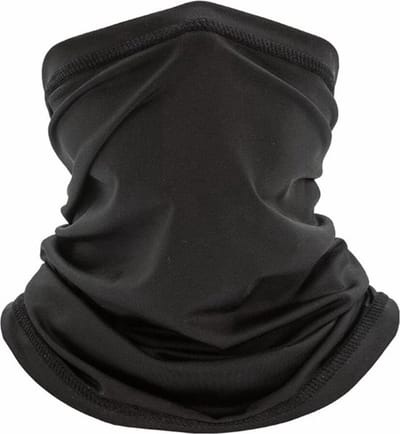 Zwarte col - Shawl - Motorshawl - Skishawl - 2 stuks - Coll - Zwart - Ruffneck - Motorbandana's - Motorfiets Mondkapjes - Ski & Outdoor Sport - Colletje - Masker