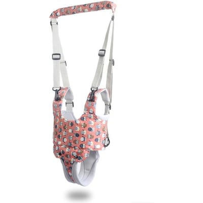 Nouveau Harnais de Marche pour Bébé - Aide à la Marche Portative pour Enfants - Ceinture Assistante Harnais de Marche pour Tout-Petit Bébé - Aide Bébé à Marcher - pour Âge de 7-24 Mois orange
