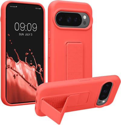 kwmobile back cover voor smartphone - geschikt voor Google Pixel 10 / Pixel 10 Pro - 1x beschermhoesje van kunststof - In koraal