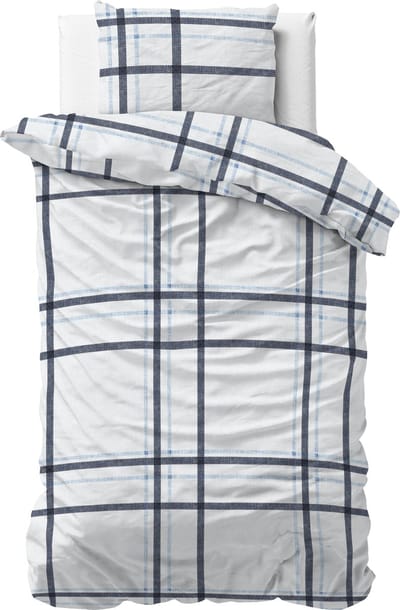 Sleeptime Dekbedovertrek Simply Amazing Wit - Eenpersoons 140 x 200/220 cm + 1 kussensloop
