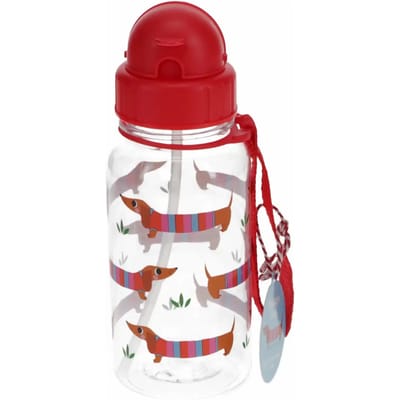 Kinderdrinkfles met rietje Rex London Chien Saucisse