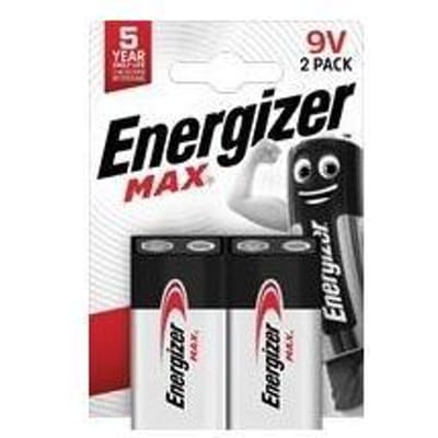 Energizer Max 9V-batterij - 2 stuks