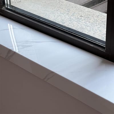 Vensterbankhoes - Raambekleding - Vensterbank Beschermen - Marmeren Stijl - 180 x 30 cm - Marmer