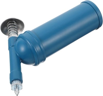Mini Vetspuit - Smeergereedschap Handmatig - Onderhoud Machines - Precisie Spuitmond - 14 cm - Blauw