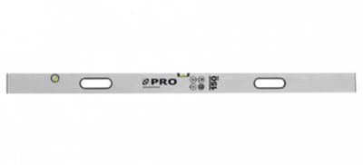 PRO Professionele Afreilaat met Waterpas en Handgrepen - 200 cm - Waterpaslat - 2 Libellen - Aluminium - 1,4 mm Wanddikte - PRO-21200