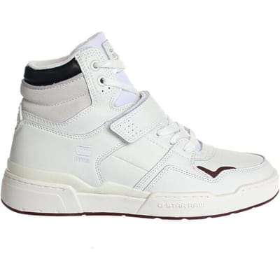 G-Star Raw Attacc Mid Lea W Hoge sneakers - Leren Sneaker - Dames - Wit - Maat 37