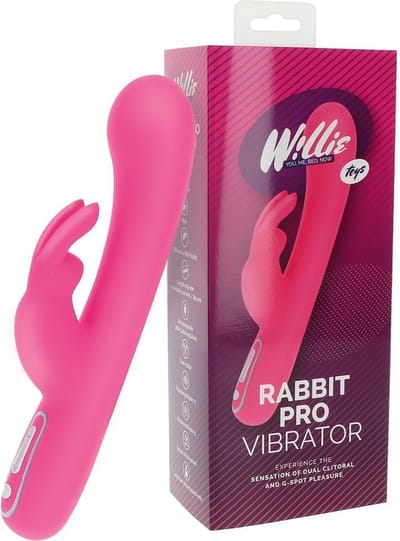 Willie Toys - Rabbit Pro Vibrator - Lengte: 21,5 cm - 7 vibratiepatronen - 5 vibratiesnelheden