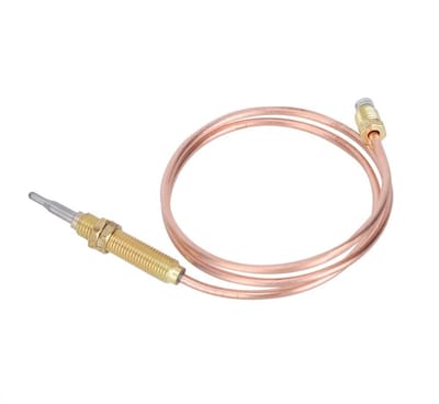 Dailygoods- Gasthermoelement Set met M8 x 1 Punt - Thermokoppel Sonde - Voor Open Haard - BBQ / Barbecue - Hoogwaardige Aansluitstekkers - Snelle Temperatuurregistratie
