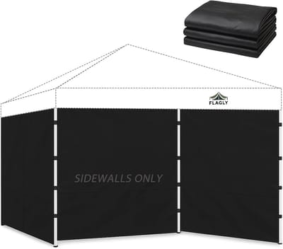 Zijwanden voor 10x10 pop-up luifeltent - 300D waterdicht materiaal voor evenementen en privacy