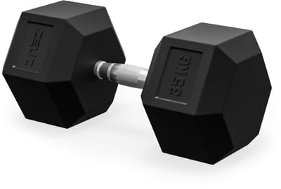 ZEUZ Hexa Dumbbell 1 Stuk 35 KG – Hexagon Gewichten – Krachttraining Dumbell geschikt voor CrossFit & Fitness