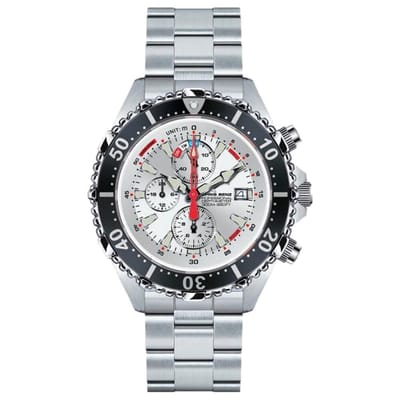 Chris Benz - CB-C300X-SI-MB - Duikershorloge - Unisex - Quartz