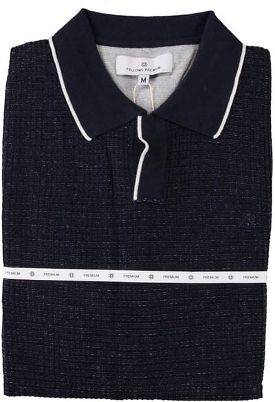 Fellows united Jersey Polo KM Donker Blauw 61.3662 110