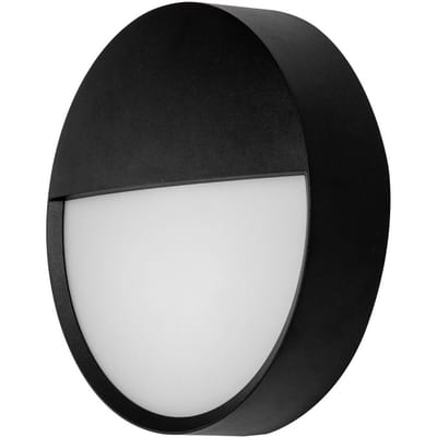 BRUMBERG LED buiten wandlamp EYE halfopen zwart CCT IP65
