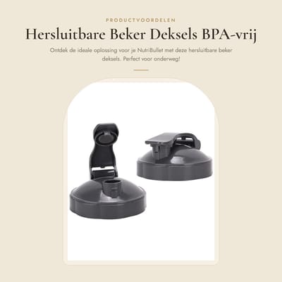Dailygoods- Deksels Hersluitbaar - Deksel 32/24/18 OZ - Dekselopener - Vaatwasmachinebestendig - Voedselveilig - Perfecte Afdichting - Blenderdeksel