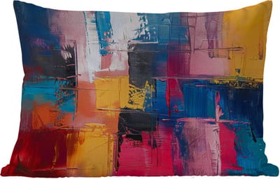 Buitenkussens - Tuin - Verflook - Kunst - Modern - Abstract - 50x30 cm