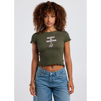 America Today Etta Dark Army Maat: L | Tops Outlet | Dames | Bruin