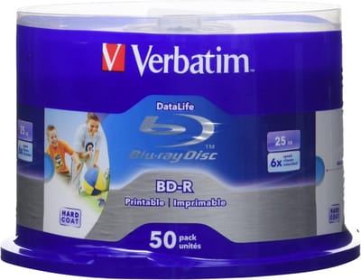 BD-R Schijven - Lege Blu-ray Discs - Data Opslag - Bedrukbaar Oppervlak - 25 GB Capaciteit - Wit