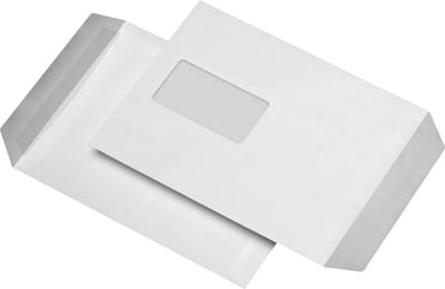 MAILmedia Versandtaschen C5 selbstklebend, mit Fenster - für den Markt: D - L - A (35146-0)