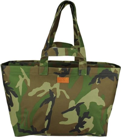 Fana Bags grote shopper/reistas camouflage - Weekendtas heren - Legerprint tas - Sporttas heren/dames