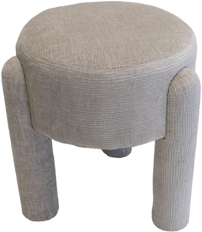 Giga Meubel Poef Yara - Stof - Beige - 44x44x42cm
