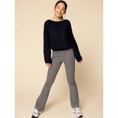 LOOXS 10sixteen Meisjes blouse - Maat 128 in de kleur Blauw van 95% polyester 5% spandex - 2531-5130-189