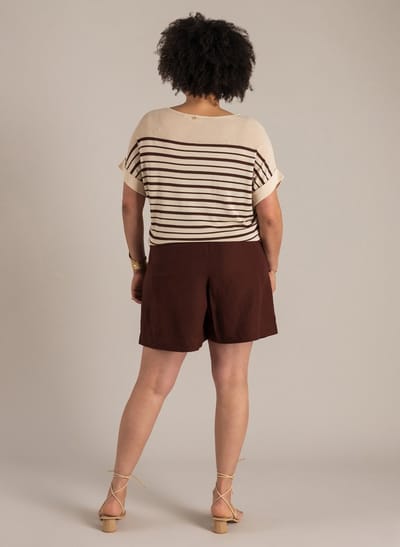 YEST CURVE Nami Bottoms - Coffee Brown - maat 4(54/56)