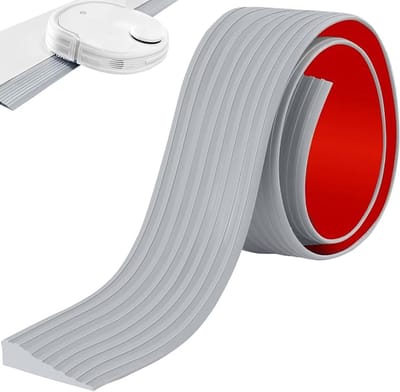 Non-slip silicone drempelramp, zelfklevend, 100 x 5 x 1 cm, ideaal voor kinderwagens, rolstoelen en deuren