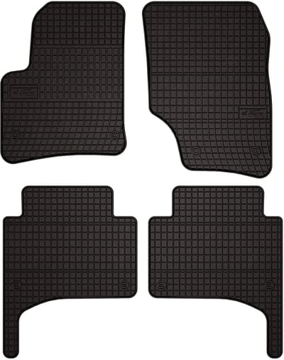Wielganizator SolidPRO - Rubber Autovloermat - Zwart - Porsche Cayenne I SUV - 2002-2010