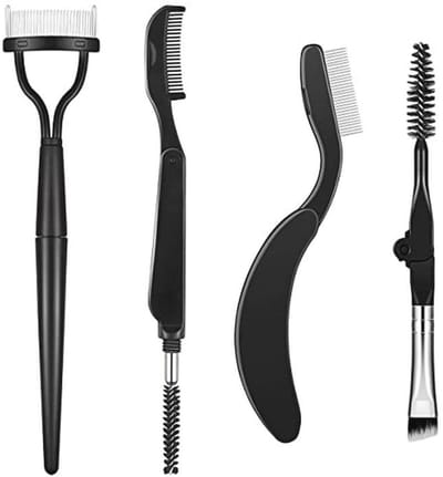 Opvouwbare Wenkbrauw en Wimper Verzorgingsset - Make-up Gereedschap voor Thuis of Op Reis