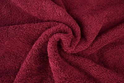 Badstof - Bordeaux rood - 10 meter