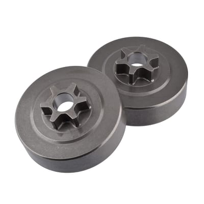 Dailygoody - Koppeling Trommel Sprocket - 2 Stuks 3/8 6 Tanden - Geschikt voor STIHL Kettingzaag 017 018 021 023 025 - Hoogwaardige kwaliteit - Ideaal