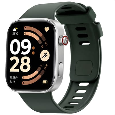 imoshion Siliconen bandje voor de Xiaomi Smart Band 10 Pro / 9 Pro / 8 Pro / Redmi Watch 6 / 5 / 4 - Donkergroen