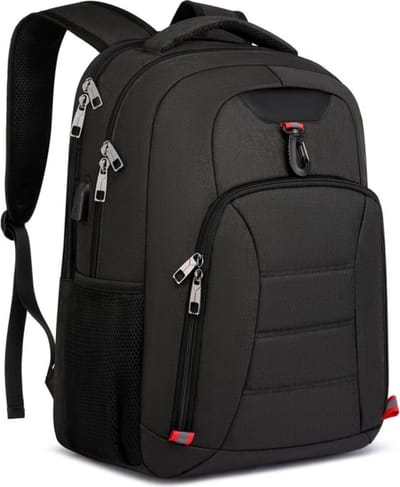Laptop Rugzak Voor Heren - Inclusief USB-Port - Geschikt Tot 17.3 Inch Laptop