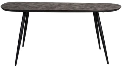 Puur - Brianna ovale eettafel - donkerbruin