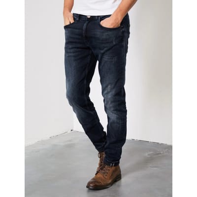 Petrol Industries Heren Jeans Slim Fit Seaham VTG - Spijkerbroek - Essentials Collection - Blauw - Maat W28L32
