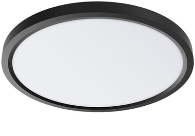 LED Plafondlamp - Kingtron Jin - 45W 5280lm - 840 Natuurlijk Wit 4000K - Ø500 mm - Opbouw - Rond - Zwart