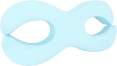 Zijslaapkussen, Comfortabele Ondersteuning, Dubbel C Hol Traagschuim, Afneembare Zachte Hoes, Gezichtskussen, Zijslaper (BLUE，55*28*6)
